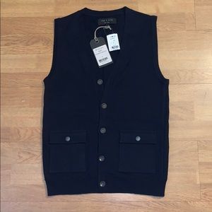 NWT Rag & Bone - Northampton Waistcoat/ Vest, S